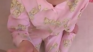 Asian teenager explores her sexuality in solo video