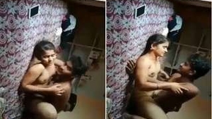 Indian wife enjoys rough sex with her lover while her husband is away