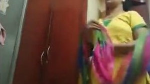 Village bhabhi's wardrobe malfunction in changing clips
