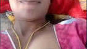 Telugu housewife reveals her breasts and intimate area