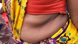 Sexy aunt's alluring navel gets vigorously penetrated