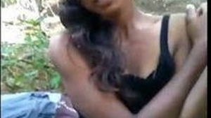Village lover enjoys outdoor escapade with wild passion