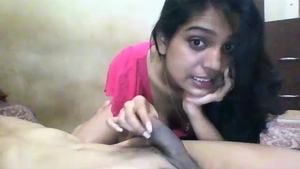 Indian couple's steamy webcam sex session