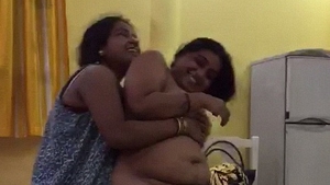 Lesbian Indian babes strip and dance naked in leaked video