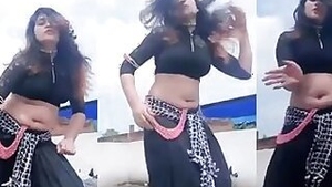 Hot bubbly delhi babe Raani Tiwari hot navel belly dance show