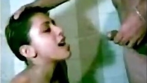 Indian Girl Drinks Boss Piss
