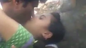 Hindi video of a young couple engaging in outdoor activities