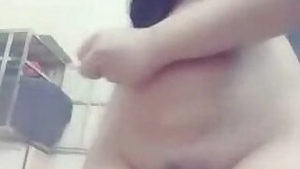Solo man porn music video of the Desi indian girl with braid and succulent boobs