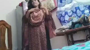 Part 1 of a busty Indian girl's figure showcasing