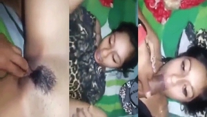 A Desi woman waxes and films herself