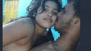 Sensual Indian girl gives a blowjob in a steamy video