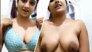 Indian girl pleasures her lover with a hot video