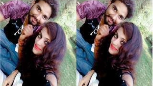 Exclusive video of a Desi Indian girl flaunting her breasts on a video call