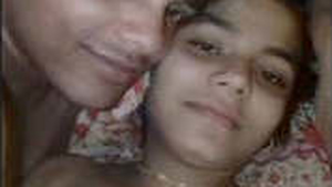 Desi lovers share intimate moments in a steamy video