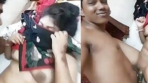 Lovely Indian couple phone sex XXX show on cam