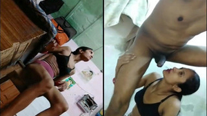 Amateur Desi bhabhi gives a blowjob and gets fucked in part 6