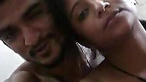 Indian fellow during XXX sex makes pause to share kisses with cute GF